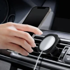 Spigen Iphone 14 Plus|Uchwyty Magnetyczne-Magfit Apple Magsafe Uchwyt Do Kratki Car Charger Holder