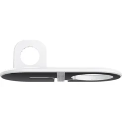 Spigen Iphone 14 Plus|Iphone 13-MAGFIT DUO APPLE MAGSAFE & APPLE WATCH PODSTAWKA CHARGER STAND WHITE