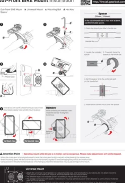 Spigen Uchwyty Motocyklowe|Uchwyty Na Telefon-MF100 Gearlock Uchwyt Rowerowy na kierownicę Uchwyt Na Telefon