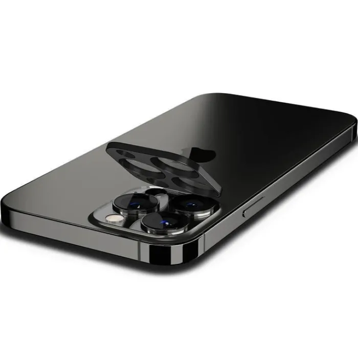 Spigen Iphone 13 Pro|Apple-OPTIK.TR CAMERA PROTECTOR 2-PACK IPHONE 13 PRO / 13 PRO MAX GRAPHITE OSŁONA APARATU