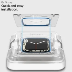 Spigen Apple|Apple Watch 8 45Mm-PROFLEX ”EZ FIT” 2-PACK APPLE WATCH 7 8 (45 MM) Szkło Hybrydowe