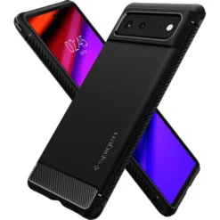 Spigen Google|Pixel 6-Rugged Armor Google Pixel 6 ETUI Matte Czarny Case