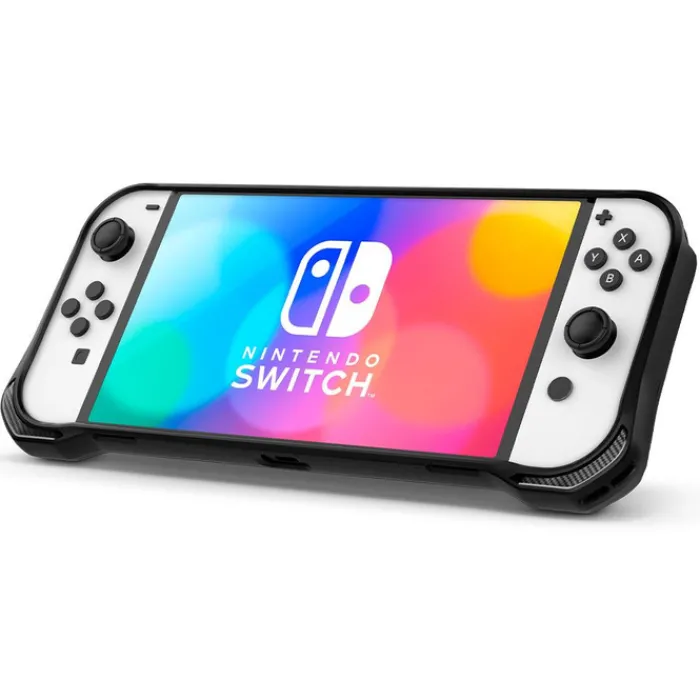 Spigen Nintendo|Akcesoria Do Konsol-RUGGED ARMOR Nintendo Switch Oled Matte Black