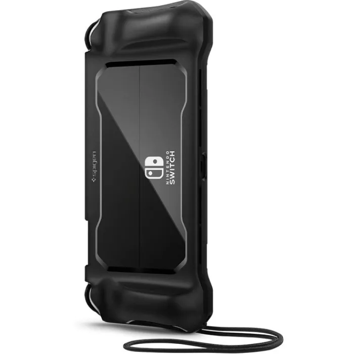 Spigen Nintendo|Akcesoria Do Konsol-RUGGED ARMOR Nintendo Switch Oled Matte Black