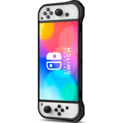 Spigen Nintendo|Akcesoria Do Konsol-RUGGED ARMOR Nintendo Switch Oled Matte Black