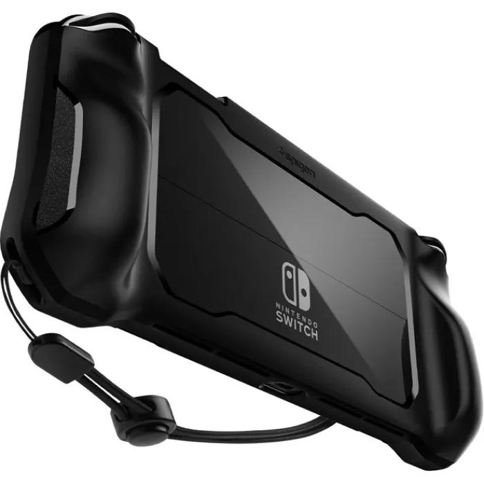 Spigen Nintendo|Akcesoria Do Konsol-RUGGED ARMOR Nintendo Switch Oled Matte Black