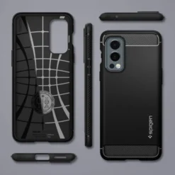 Spigen Nord 2 5G|Oneplus-Rugged Armor Oneplus Nord 2 5G Etui Matte Black