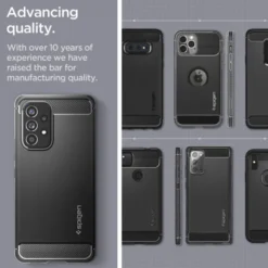 Spigen Samsung|Galaxy A53-Rugged Armor Samsung Galaxy A53 5G Matte Black