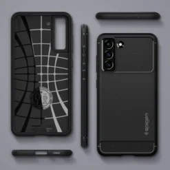 Spigen Galaxy S21 Fe|Samsung-Rugged Armor S21 FE Matte Black Case