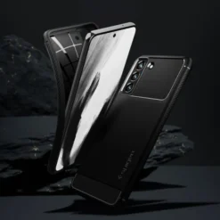 Spigen Galaxy S21 Fe|Samsung-Rugged Armor S21 FE Matte Black Case
