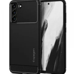 Spigen Galaxy S21 Fe|Samsung-Rugged Armor S21 FE Matte Black Case