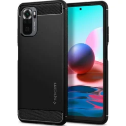 Spigen Xiaomi|Redmi Note 10-Rugged Armor Xiaomi Redmi Note 10 / 10S Etui Matte Black Case