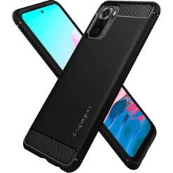 Spigen Xiaomi|Redmi Note 10-Rugged Armor Xiaomi Redmi Note 10 / 10S Etui Matte Black Case