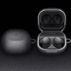 Spigen Galaxy Buds 2|Etui Galaxy Buds-Samsung Galaxy Buds 2 Live Pro Geo Fit Etui Szary Case