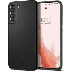 Spigen Samsung|Galaxy S22-Thin Fit S22 ETUI Czarne Case