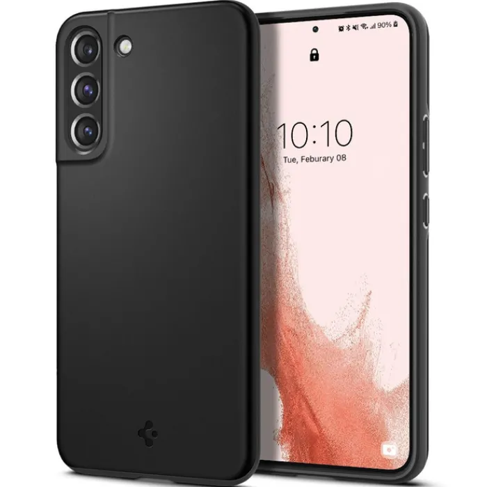 Spigen Samsung|Galaxy S22-Thin Fit S22 ETUI Czarne Case
