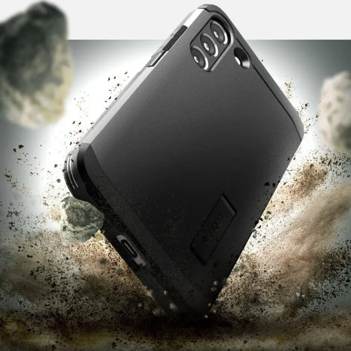 Spigen Samsung|Galaxy S22 Plus-Tough Armor S22 PLUS ETUI Czarne Case
