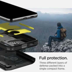 Spigen Samsung|Galaxy S22 Plus-Tough Armor S22 PLUS ETUI Czarne Case