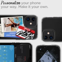 Spigen Iphone 12 Mini|Apple-Ultra Hybrid iPhone 12 Mini Etui Clear przezroczyste Case