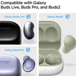 Spigen Galaxy Buds 2|Etui Galaxy Buds-Urban Fit Samsung Galaxy Buds 2 / Live / Pro Etui Black