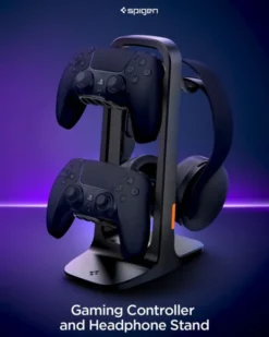 Spigen Podstawki-STOJAK UNIVERSAL GAME CONTROLLER & HEADSET STAND BLACK