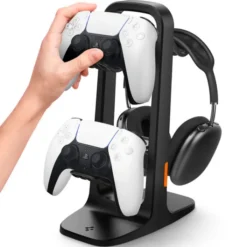 Spigen Podstawki-STOJAK UNIVERSAL GAME CONTROLLER & HEADSET STAND BLACK
