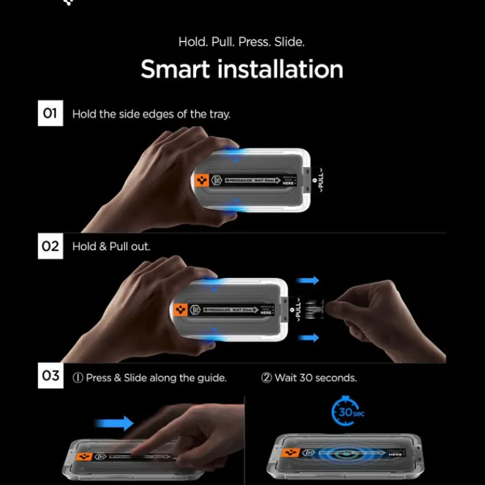 Spigen Samsung|Galaxy S26-SZKŁO ANTYREFLEKSYJNE SAMSUNG GALAXY S26 GLAS.TR "EZ FIT PRO AC" 2-PACK CLEAR