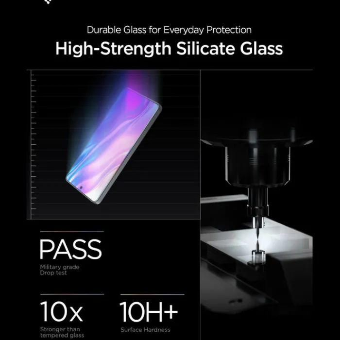 Spigen Samsung|Galaxy S26-SZKŁO ANTYREFLEKSYJNE SAMSUNG GALAXY S26 GLAS.TR "EZ FIT PRO AC" 2-PACK CLEAR