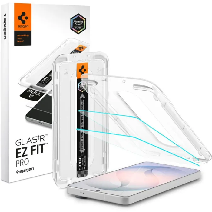 Spigen Samsung|Galaxy S26-SZKŁO ANTYREFLEKSYJNE SAMSUNG GALAXY S26 GLAS.TR "EZ FIT PRO AC" 2-PACK CLEAR
