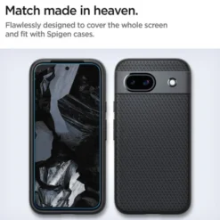 Spigen Pixel 8A|Google-SZKŁO HARTOWANE ALM GLAS.TR 2-PACK GOOGLE PIXEL 8A CLEAR