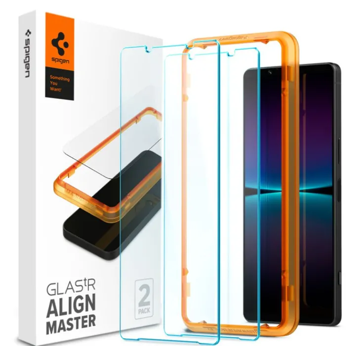 Spigen Xperia 1 Vi|Sony-Szkło Hartowane Alm Glas.tr 2-pack Sony Xperia 1 Vi Clear