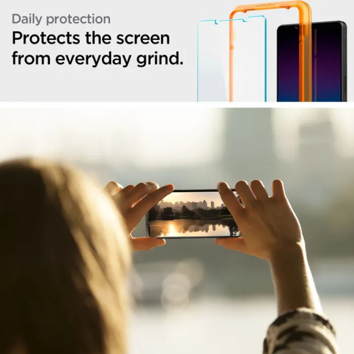 Spigen Xperia 1 Vi|Sony-Szkło Hartowane Alm Glas.tr 2-pack Sony Xperia 1 Vi Clear