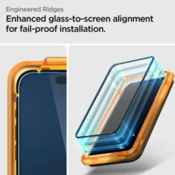 Spigen Iphone 15 Pro Max|Apple-Szkło Hartowane Alm Glass Fc 2-pack iPhone 15 Pro Max Black