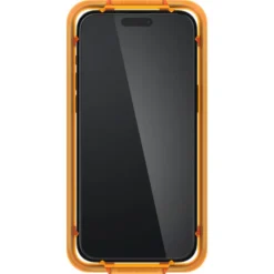 Spigen Iphone 15|Apple-Szkło Hartowane Alm Glass Fc 2-pack iPhone 15 Black