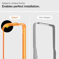 Spigen Iphone 15|Apple-Szkło Hartowane Alm Glass Fc 2-pack iPhone 15 Black