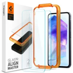 Spigen Samsung|Galaxy A55-Szkło Hartowane Alm Glas.tr 2-pack Galaxy A55 5g Clear