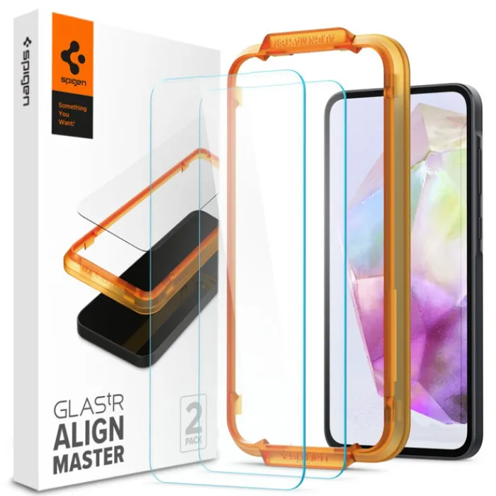 Spigen Samsung|Galaxy A35 5G-Szkło Hartowane Alm Glas.tr 2-pack Galaxy A35 5g Clear