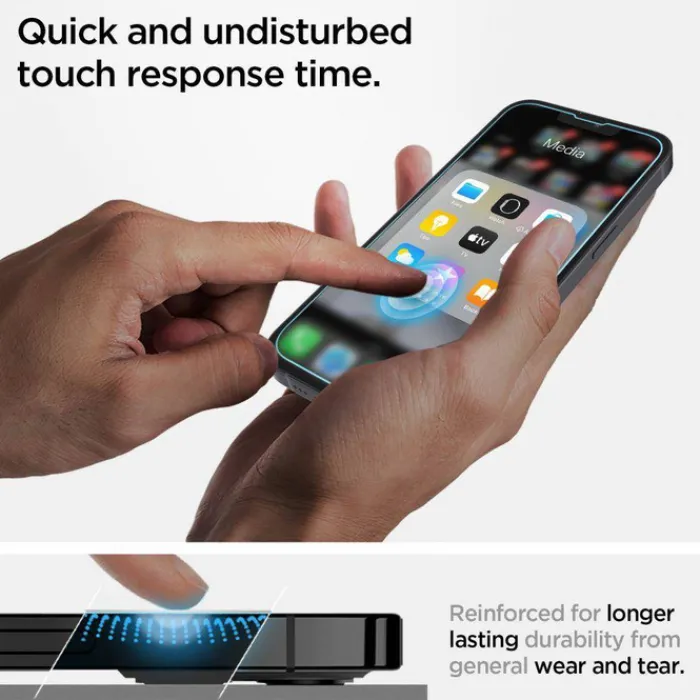 Spigen Iphone 13 Mini|Apple-SZKŁO HARTOWANE Apple iPhone 13 Mini Glas.Tr ”EZ Fit” 2-Pack