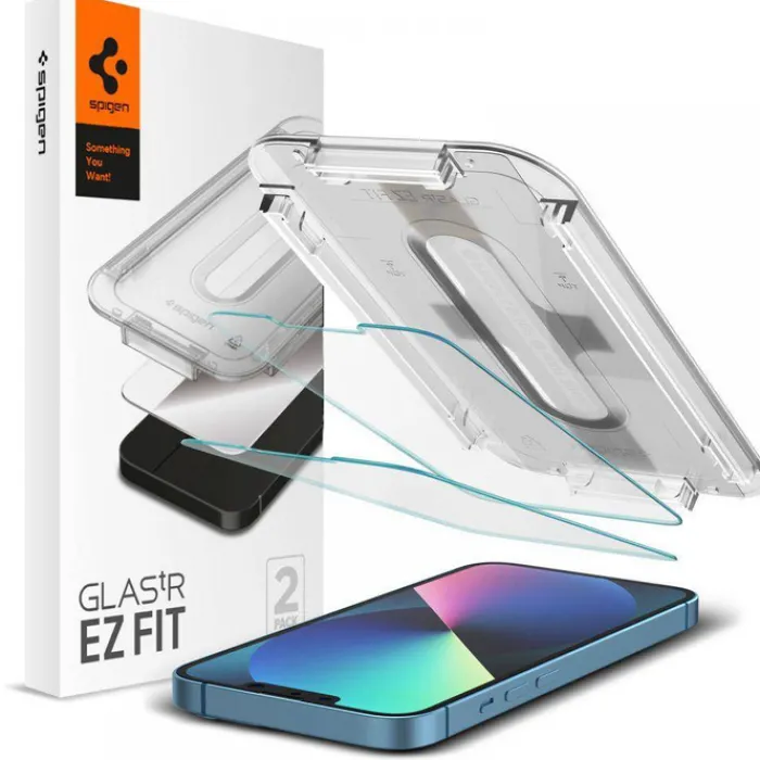 Spigen Iphone 13 Mini|Apple-SZKŁO HARTOWANE Apple iPhone 13 Mini Glas.Tr ”EZ Fit” 2-Pack