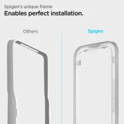 Spigen Iphone 13|Iphone 13 Pro-Szkło Hartowane Apple iPhone 13 / 13 Pro / 14 / 17E / 16E Alm Glass Fc 2-Pack Black