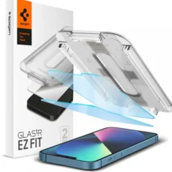 Spigen Iphone 13|Iphone 13 Pro-SZKŁO HARTOWANE Apple iPhone 13 / 13 Pro / 17E / 16E Glas.TR ”EZ Fit” 2-Pack Antiblue Glass