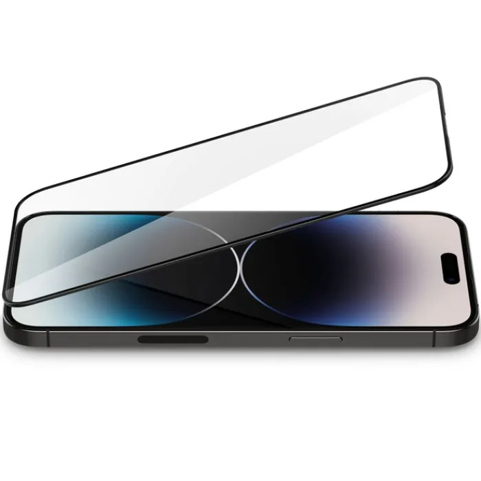 Spigen Iphone 14 Pro Max|Apple-Szkło Hartowane Glass Fc iPhone 14 Pro Max Black