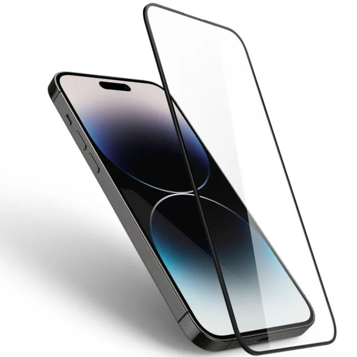Spigen Iphone 14 Pro Max|Apple-Szkło Hartowane Glass Fc iPhone 14 Pro Max Black