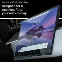 Spigen Tesla|Inne Marki-SZKŁO HARTOWANE GLASS FC ”EZ FIT” TESLA MODEL X 2022 / MODEL S 2021 BLACK