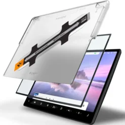Spigen Tesla|Inne Marki-SZKŁO HARTOWANE GLASS FC ”EZ FIT” TESLA MODEL X 2022 / MODEL S 2021 BLACK