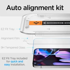 Spigen Pixel 9|Google-SZKŁO HARTOWANE GLAS.TR ”EZ FIT” 2-PACK GOOGLE PIXEL 9 / 9 PRO PIXEL 10 / 10 PRO CLEAR