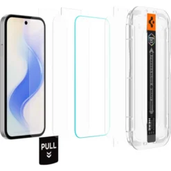 Spigen Pixel 10A|Google-SZKŁO HARTOWANE GLAS.TR "EZ FIT PRO AC" 2-PACK GOOGLE PIXEL 10A CLEAR