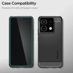 Spigen Xiaomi|Redmi Note 13 Pro 5G / Poco X6 5G-SZKŁO HARTOWANE GLAS.TR SLIM 2-PACK XIAOMI REDMI NOTE 13 PRO 5G CLEAR