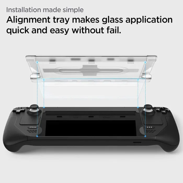 Spigen Steam Deck|Inne Marki-SZKŁO HARTOWANE GLAS.TR ”EZ FIT” STEAM DECK CLEAR