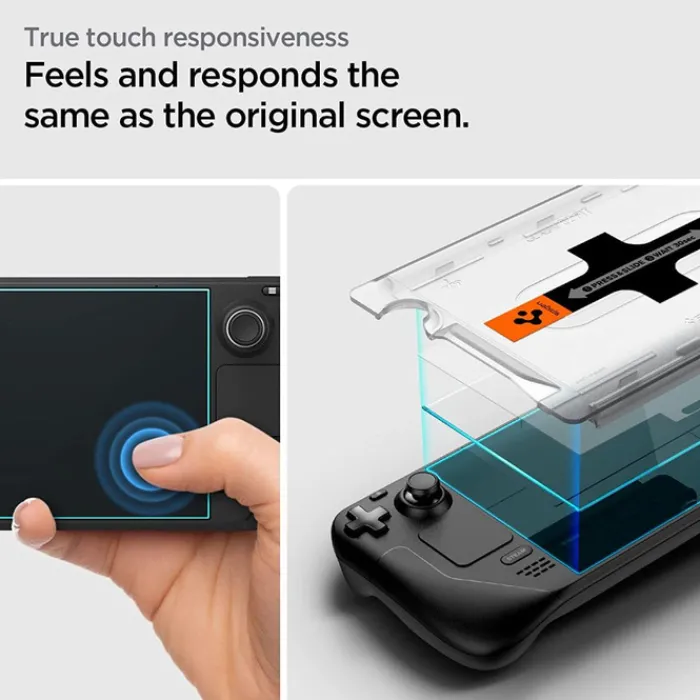 Spigen Steam Deck|Inne Marki-SZKŁO HARTOWANE GLAS.TR ”EZ FIT” STEAM DECK CLEAR
